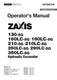 HITACHI ZAXIS ZX 130-5G&nbsp;160LC-5G&nbsp;180LC-5G&nbsp;210-5G&nbsp; EXCAVATOR OPERATORS MANUAL
