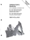 New Holland Operator's Manual B-104 B-124 Backhoe for L-450 L-550 L-780 Loaders