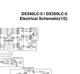 Doosan DX350LC-5 Excavator  Electrical Wiring Diagram Manual Sheet SN 10001 & Up