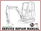 JCB 8040Z, 8045Z Mini Excavator Service Repair Manual