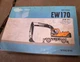 VOLVO EW170 WHEELED EXCAVATOR Parts Manual book catalog list spare rubber tire