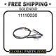 11110030 - For Volvo Wheel Loaders L70C L120C L90C L220D L70D Stop Solenoid 