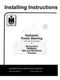 FARMALL Hydraulic Power Steering 460 560 Install Manual