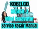 Kobelco Mini Excavator SK50SR-3 Service Repair Manual