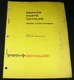Sperry New Holland TR-95 Combine Harvester Parts Manual Book Catalog List TR95