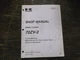 Kawasaki 70ZV-2 Wheel Loader Troubleshooting & Adjustment Shop Service Manual