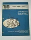 OEM Ford 42" Rotary Mower Owner's Manual for 80 & 100 Lawn & Garden Tractors 