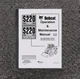 Bobcat S220 Turbo Skid Steer Loader Owner Operator User Manual SN 526312100 & Up