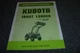 Kubota BF400G BF500 Front Loader Owner Operator Manual User Guide xz