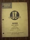 Oliver 99 Super 99 Super 99GM Series Service Manual
