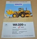 Komatsu WA320-3 Radlader Wheel Loader Brochure Prospekt EN