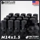 32Pc XL Black Factory Style Lug Nuts 14x1.5 For Chevy GMC Silverado 2500 3500 HD