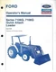 FORD SERIES 7106Q, 7108Q QUICK ATTACH LOADER OPERATORS MANUAL
