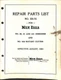 New Idea SH-75 Repair Parts List No 60 61 451 Shredder 450 Cutter 1962