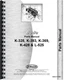 Buda K325 K393 K428 L525 K369 Engine Parts Manual Catalog