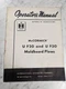 INTERNATIONAL HARVESTER OPERATOR'S MANUAL MCCORMICK U F20 F30 MOLDBOARD PLOW