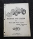1958 J I Case Model 420B Wheel Tractor "BACKHOE & LOADER" Parts Catalog Manual