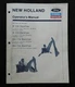 FORD L 450 550 780 SKID STEER LOADER "B-104 B-124 BH-114 BH-124 BACKHOE" MANUAL