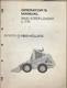 SPERRY NEW HOLLAND SKID-STEER LOADER L-775 # 42077512 Operator's Manual