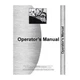 Operator's Manual fits White 4-180