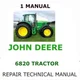 JOHN DEERE 6820 TRACTOR REPAIR TECHNICAL SHOP SERVICE MANUAL  PDF