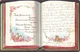 B104 Spring 1901 Open Book Friendship Poem Swallow Birds Flowers postcard