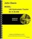 John Deere 140 Lawn & Garden Tractor Service Repair Shop Manual sm2086