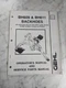 GEHL OPERATORS MANUAL SERVICE PARTS LIST BH609 BH611 BACKHOE SL4625 5625 6635