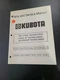 KUBOTA STATE TWO SNOWBLOWER, B2551, B/L 2563 70000-70259