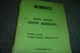 Kobe Kobelco LK200 Wheel Loader Nissan FD33 Diesel Engine Shop Service Manual xz