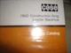 Case 780D Loader Backhoe Construction King Parts Catalog Manual 1989 8-4181
