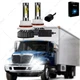 2pc LED Headlamp Headlights Hi-Lo Beam for International Durastar 4100 4200 4300