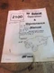 Bobcat 2100 Utility Vehicle ATV Operators Manual Maintenance Manual