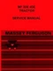 Massey Ferguson MF 30E MF 40E MF30 MF40 E Tractor WorkShop Service Shop Manual