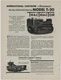 1932 International Harvester Ad: Model T-20 TracTracTor Introduction of Series