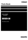 Komatsu SK1020-5N Skid Steer Loader Parts Catalog Manual SN A70001-A70746