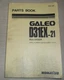 KOMATSU D31EX-21 CRAWLER TRACTOR DOZER PARTS CATALOG MANUAL BOOK S/N 50501-UP