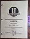 I&T Kubota L175 L210 L225 L225DT L260 Tractor Shop Service Manual K-1 1985