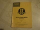 allis chalmers D-21 Tractor i&t repair Service Manual