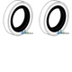 Seal Pack of 2 10A7121 fits White/Oliver/Minneapolis Moline 335 445 Jet Star 3