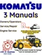 KOMATSU GD705A-4 MOTOR GRADER OWNERS SERVICE ENGINE REPAIR MANUALS PDFS ON USB