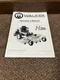 Genuine Original Walker H38i Zero Turn Mower Operators Operation Manual