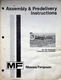 Vtg Original Massey Ferguson MF 520 Wheeled Tandem Disc Harrow Assembly Manual