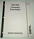 Gehl GE1202 Compact Excavator Parts Manual Catalog Book OEM 7/01