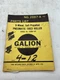 Galion Parts List 9-Wheel, Self-Propelled Pneumatic Tired Roller 4-12 SKU15