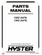 Hyster C60Z (A478) C80Z (A479) Forklift Parts Catalog Manual PDF USB