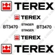 Fits TEREX BT3470 Decal Kit Boom Truck Crane - 7 YEAR OUTDOOR 3M VINYL!