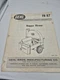 GEHL FB 87 Hopper Blower Service & Parts Manual Form 2225 Vintage Farm Equipment