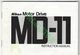 Vintage Nikon Motor Drive MD-11 Instruction Manual