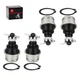 1998-2004 for Honda Foreman 450 ES S TRX450 FE FM Upper and Lower Ball Joints X4